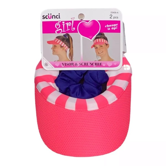 Scunci 2pc Visor and Scrunchi - Picture 3 of 3